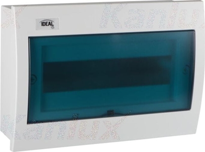 Изображение Kanlux Rozdzielnica podtynkowa z szyn DIN 1x12 moduów IP30 IK07 KDB-F12T 23618