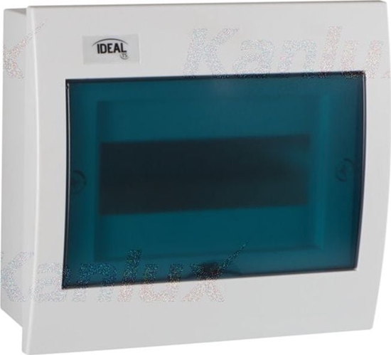 Picture of Kanlux Rozdzielnica podtynkowa z szyn DIN 8 moduów IP30 IK07 KDB-F08T 23617
