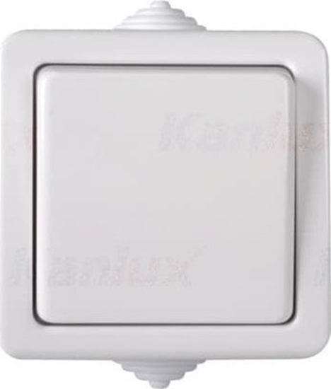 Picture of Kanlux TEKNO cznik jednobiegunowy 250V biay IP54 33494