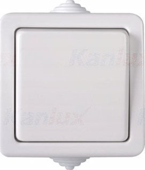 Изображение Kanlux TEKNO cznik schodowy 051050102 250V biay IP54 33499