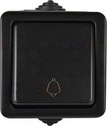 Picture of Kanlux TEKNO cznik zwierny 250V czarny IP54 27353