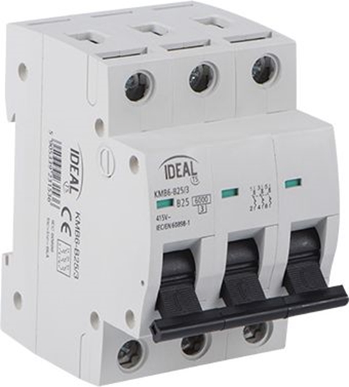 Изображение Kanlux Wycznik nadprdowy 3P C 10A AC (23163)