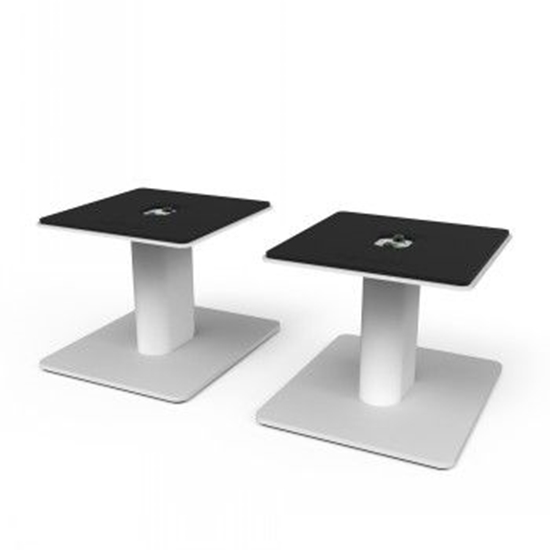 Изображение KANTO AUDIO 6" UNIVERSAL DESKTOP SPEAKER STANDS - WHITE (PAIR)