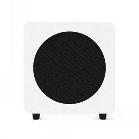 Picture of KANTO AUDIO 8-INCH SEALED POWERED SUBWOOFER W. RCA CABLE - MATTE WHITE (INCL. TYPE C & G POWER CORDS)