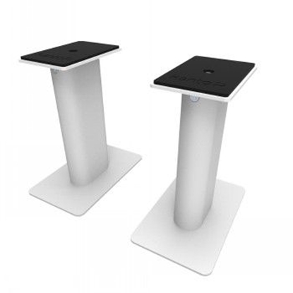 Attēls no KANTO AUDIO 9" UNIVERSAL DESKTOP SPEAKER STAND, WHITE (PAIR)