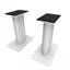 Изображение KANTO AUDIO 9" UNIVERSAL DESKTOP SPEAKER STAND, WHITE (PAIR)