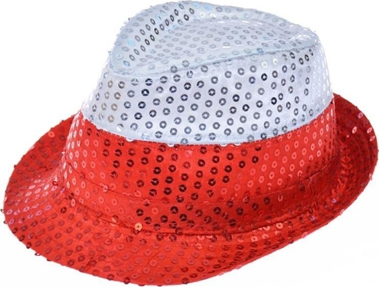 Изображение Kapelusz cekiny Biao-Czerwoni