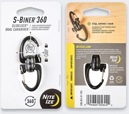 Attēls no Karabinek Nite Ize Slidelock Carabiner 2 BLACK