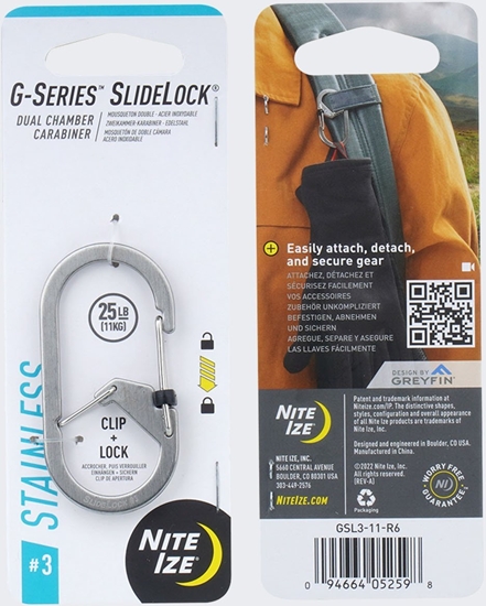 Изображение Karabinek z Podwójn Bram Nite Ize GSeries #3