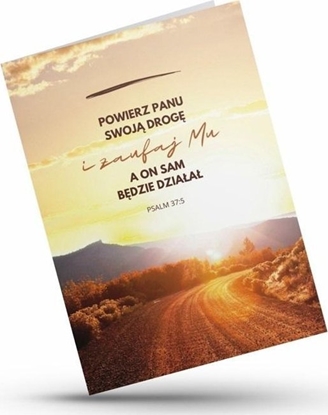 Picture of Karnet - Powierz Panu swoj drog - zachód soca