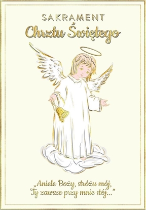 Изображение Karnet A5 Chrzest - Anio Stró