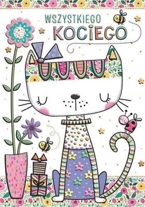 Изображение Karnet A5 Kot - wiosna