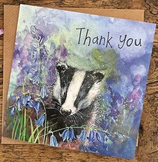 Изображение Karnet AC835 Podzikowania Borsuk Dzikuj