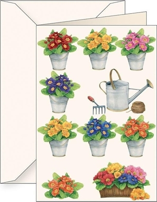 Picture of Karnet B6 + koperta 5755 Pierwiosnki