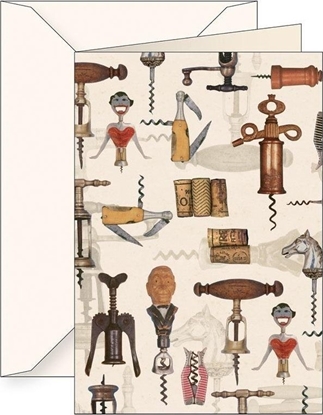 Picture of Karnet B6 + koperta 5798 Otwieracze do wina