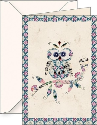 Picture of Karnet B6 + koperta 5826 Sowa