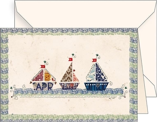 Picture of Karnet B6 + koperta 5923 ódki