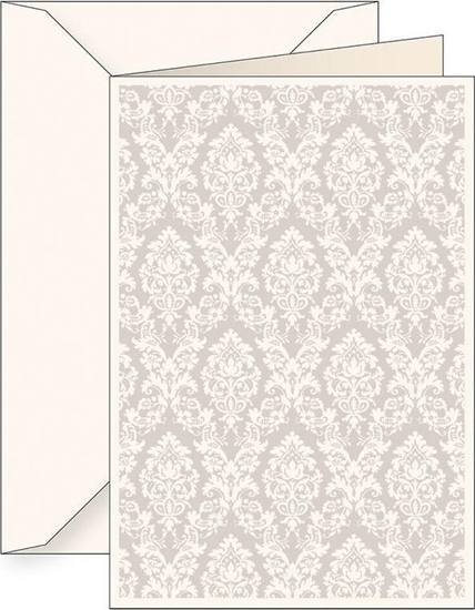 Picture of Karnet B6 + koperta 5940 Szare wzory