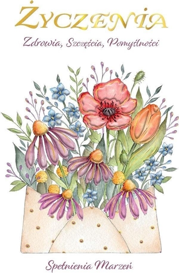 Изображение Karnet B6 Koperta z kwiatami