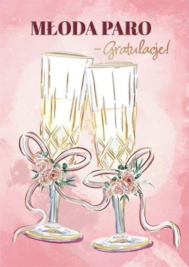 Picture of Karnet B6 lub z kieszonk - Kieliszki