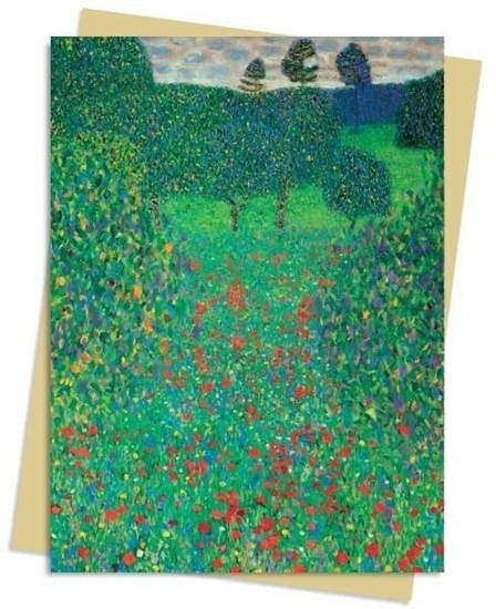 Picture of Hog Studio Karnet B6 Field of Poppies Gustav Klimt