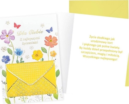 Изображение Karnet B6 Urodziny (damskie, kwiaty)