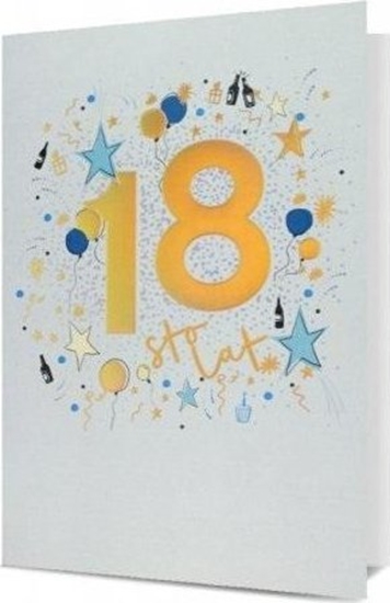 Picture of Karnet B6 Urodziny 18