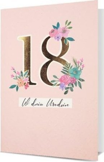 Picture of Karnet B6 Urodziny 18