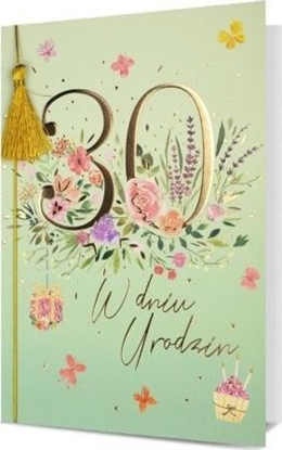 Picture of Karnet B6 Urodziny 30