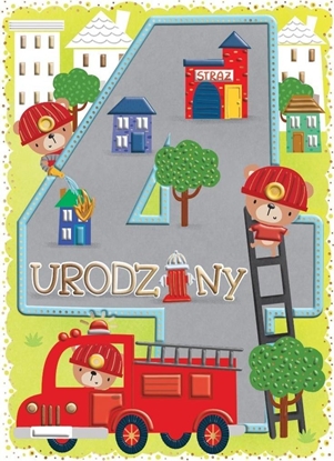 Изображение Karnet B6 Urodziny 4 - Stra Poarna