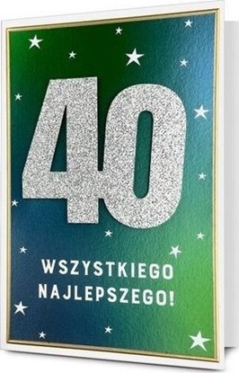 Picture of Karnet B6 Urodziny 40