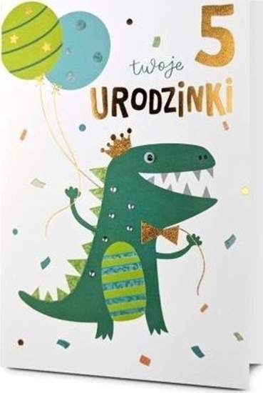 Picture of Karnet B6 Urodziny 5