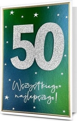 Picture of Karnet B6 Urodziny 50