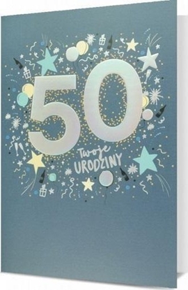 Picture of Karnet B6 Urodziny 50