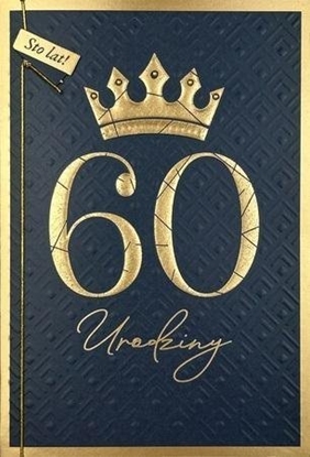 Picture of Karnet B6 Urodziny 60