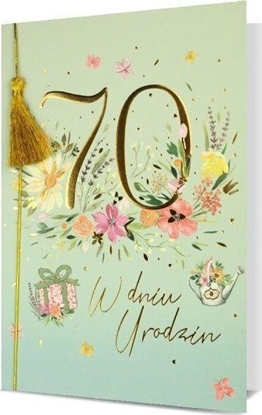 Picture of Karnet B6 Urodziny 70