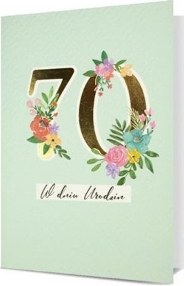 Picture of Karnet B6 Urodziny 70