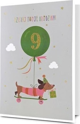 Picture of Karnet B6 Urodziny 9