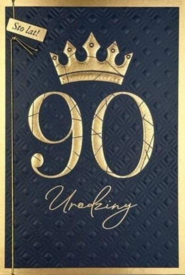 Picture of Karnet B6 Urodziny 90