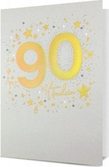 Picture of Karnet B6 Urodziny 90