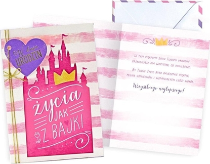 Изображение Karnet B6 Urodziny zamek