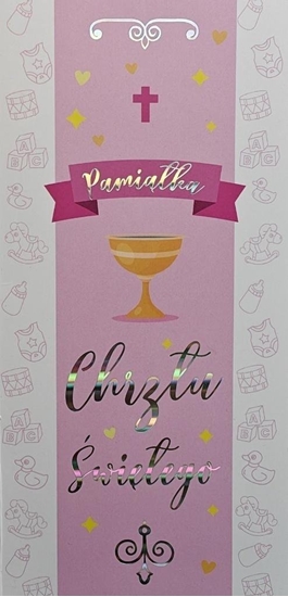 Picture of Karnet Chrzest dziewczynka