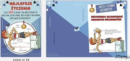 Attēls no Karnet Comic B6 + koperta wzór nr 19 Urodziny