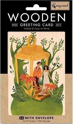 Изображение Karnet drewniany C6 + koperta lub Lampion