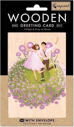 Изображение Karnet drewniany C6 + koperta lub Polana