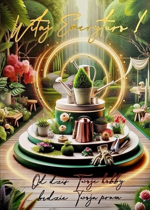 Picture of Karnet Emerytura ogród 3K