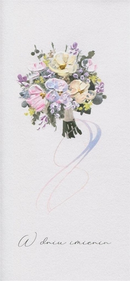 Picture of Karnet Imieniny I 14 - Bukiet