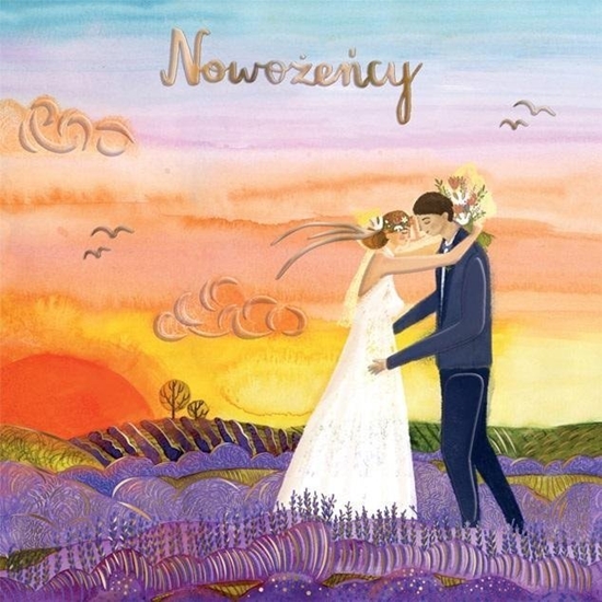 Picture of Karnet KW lub - Para w lawendzie