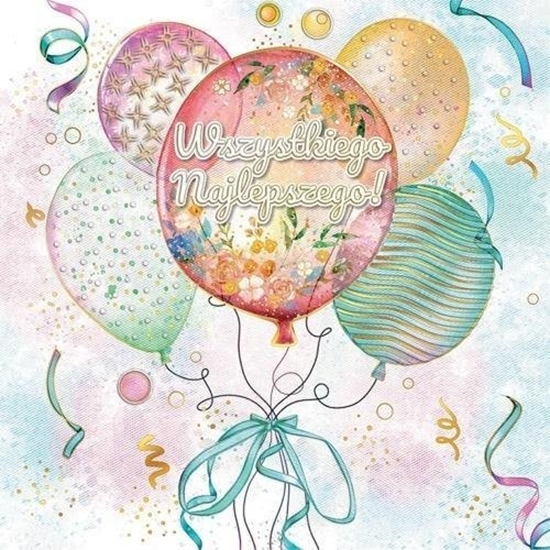 Изображение Karnet KW Urodziny - Bukiet Balonów