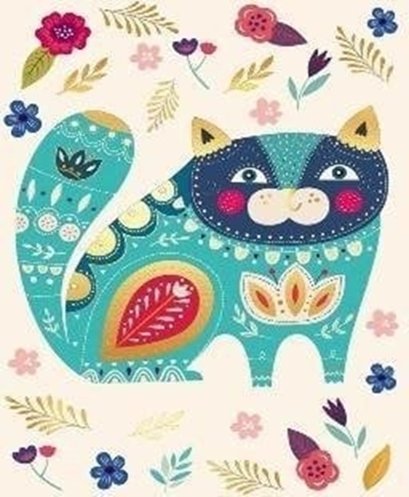 Picture of Karnet mini B8 Kot turkus